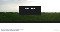 Desktop Screenshot of nonhumans.org